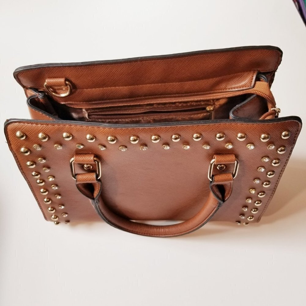 YOKI Satchel Brown Purse Bag - Picture 4 of 12